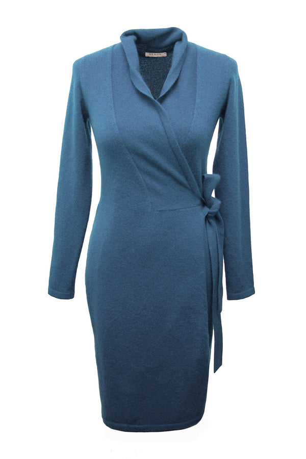 Ruffle cuff cashmere dress | SEMON Cashmere Ruffle cuff cashmere dress | SEMON Cashmere