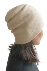 Beige cashmere hat UK