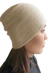 Beige cashmere hat UK