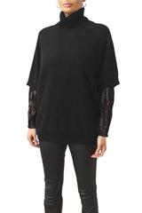 Roll Beck Batwing Cashmere Sweater - Black
