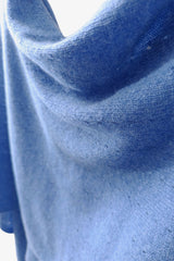 Blue cashmere shawl