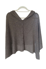 Brown cashmere poncho UK