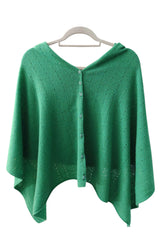 Jade green cashmere wrap