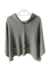 Khaki cashmere shawl