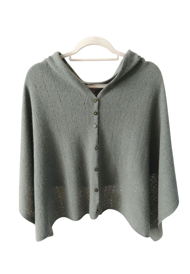 Khaki cashmere shawl