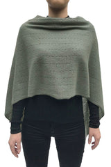 Khaki cashmere wrap