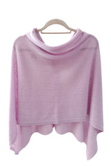 Cashmere stole for wedding guest lilac