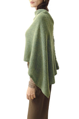 Olive green cashmere wrap