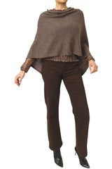 Brown cashmere shawl