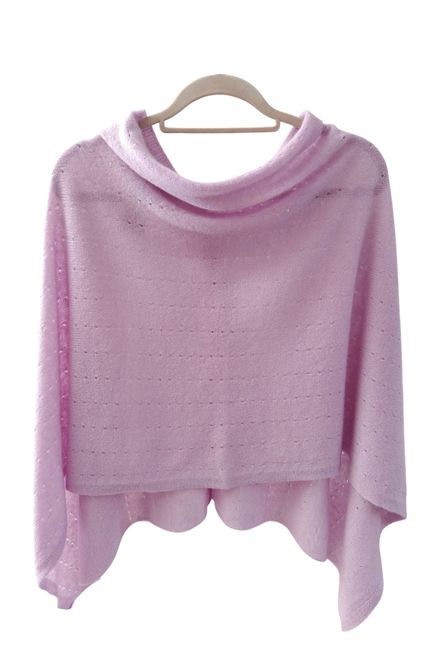 Cashmere Poncho Lilac - Jackie Z Style Co.