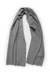 Grey cashmere scarf