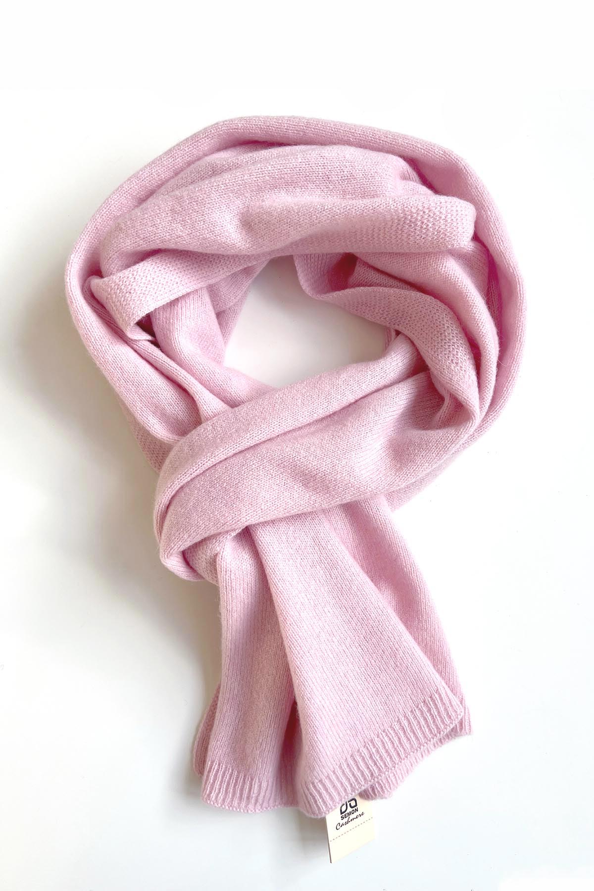 Cashmere scarf in Pale pink SEMON Cashmere - Main Image
