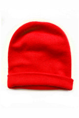 Red cashmere beanie UK
