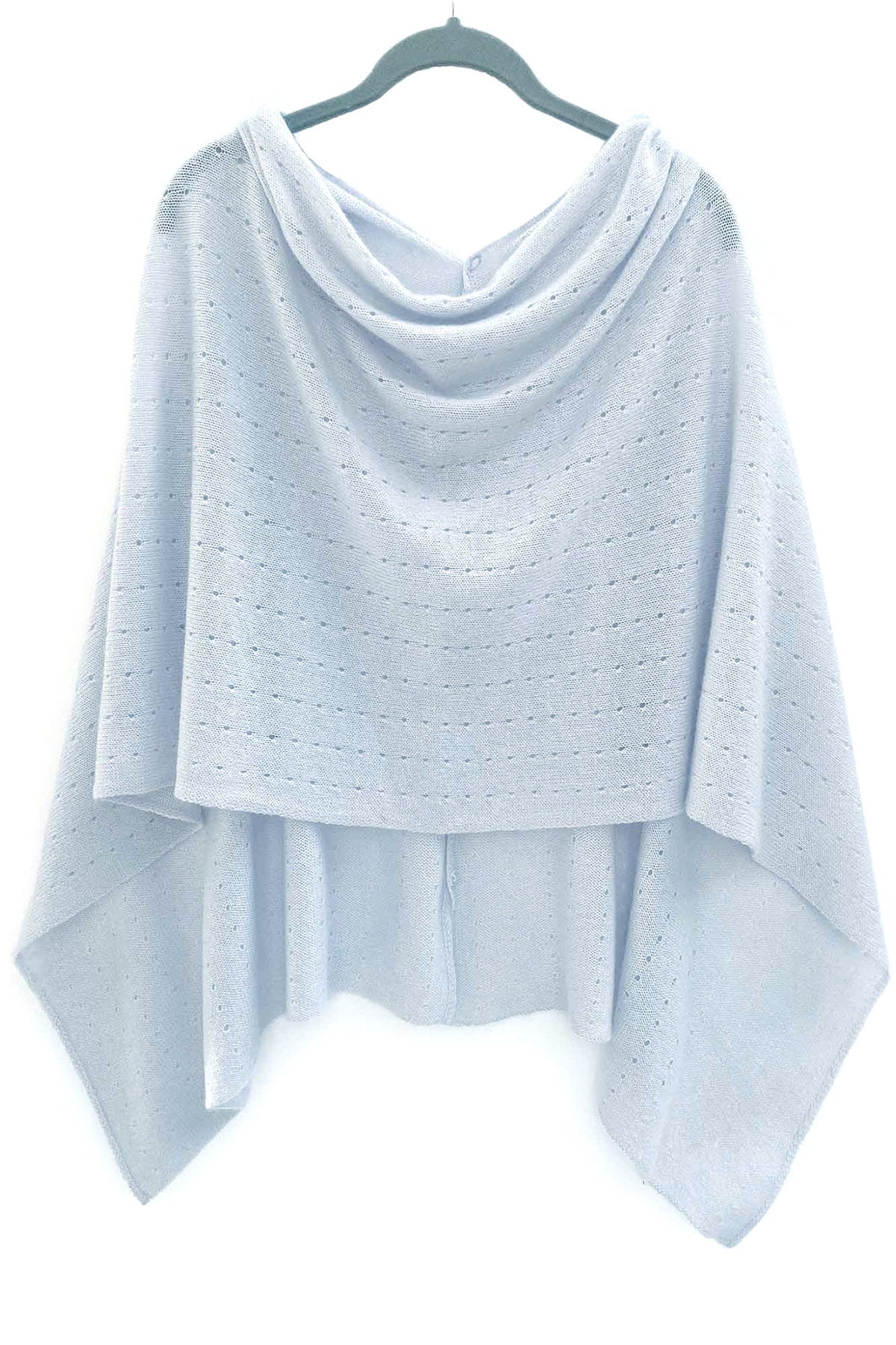 Light Blue Cashmere cheapest Baby Poncho