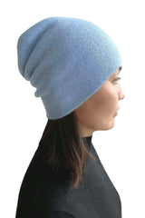 Cashmere hat blue
