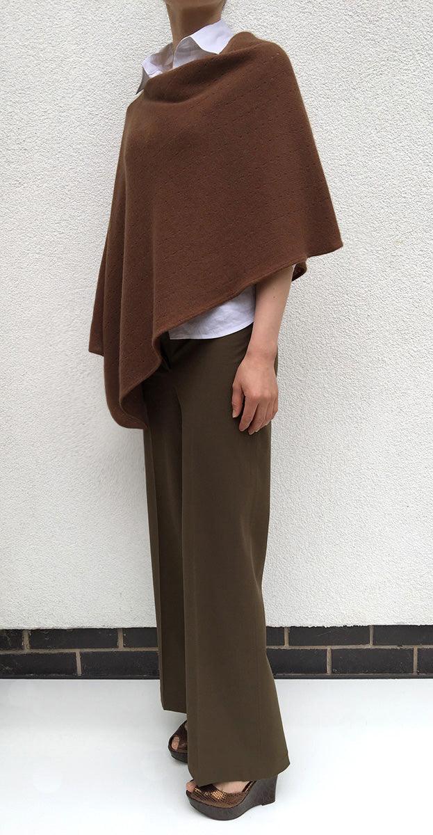 Embrace Poncho - Luxury S00 Brown