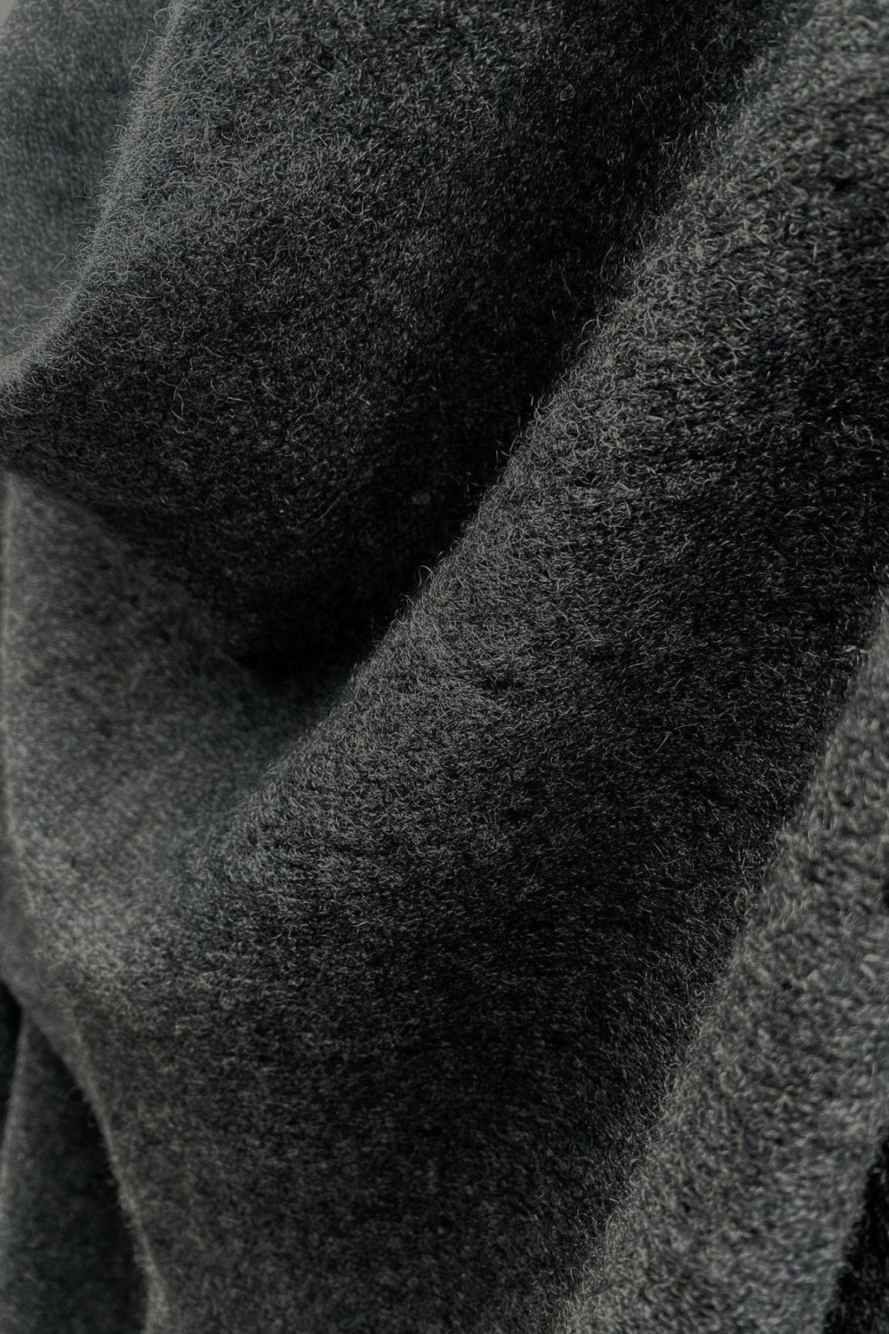 na. e Cashmere Multiway Stole Charcoal Multifunctional 100% cashmere poncho - Travel wrap shawl
